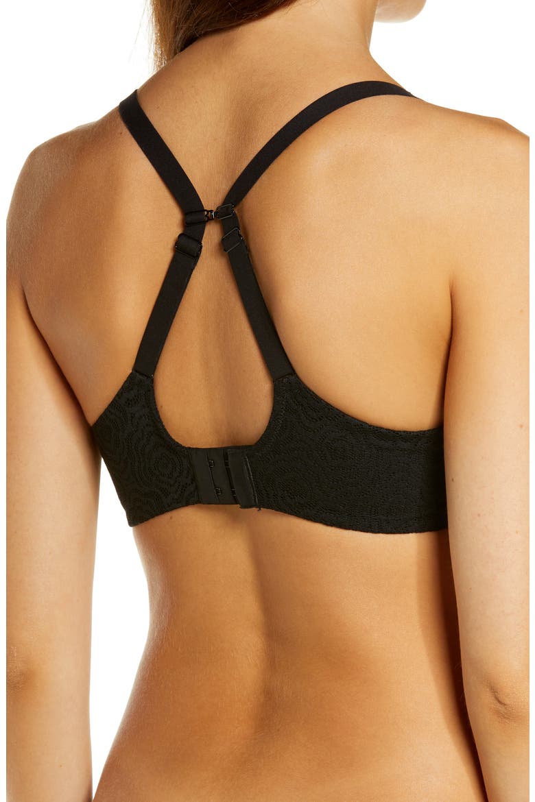 C Jolie Comfort Convertible T-Shirt Bra, Alternate, color, BLACK
