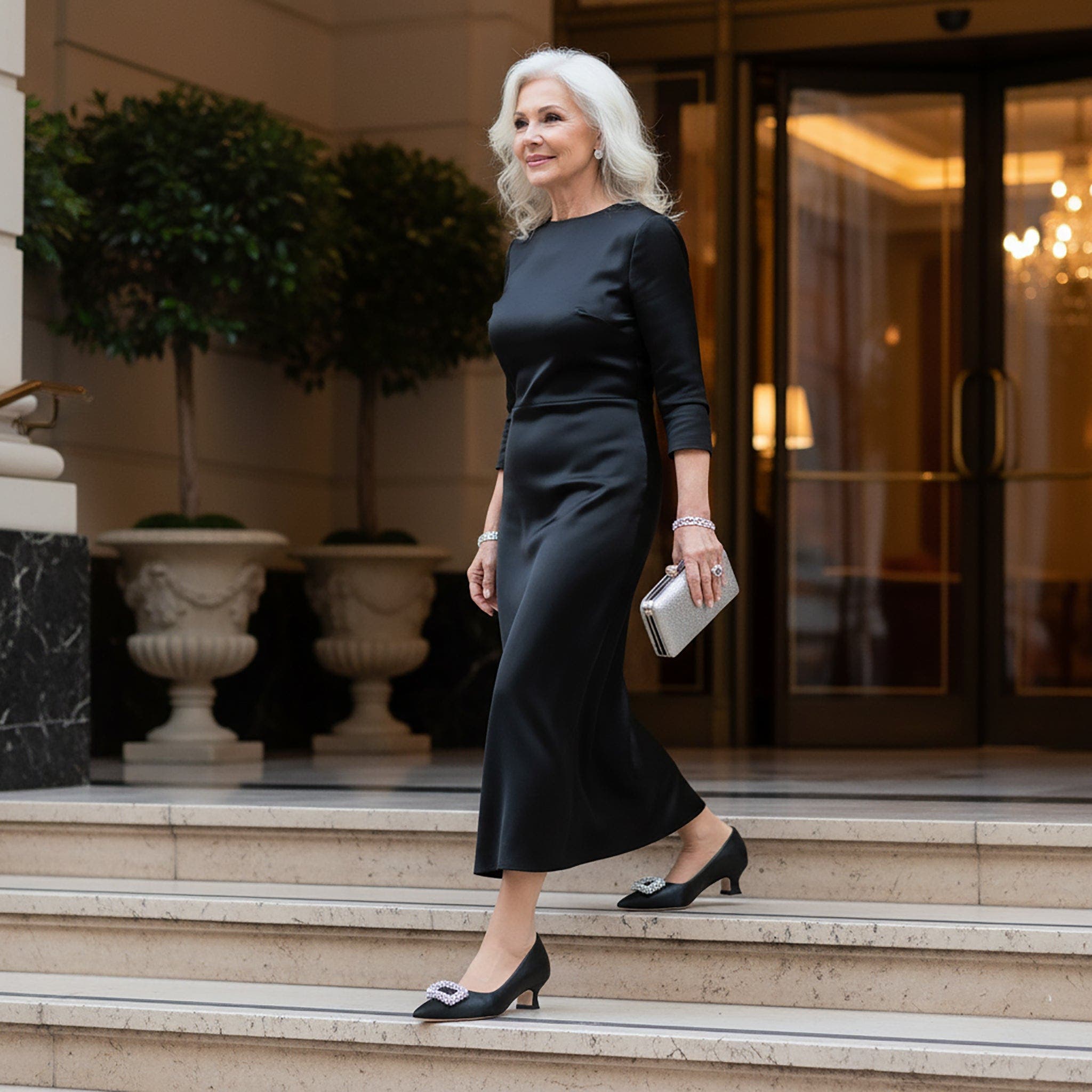 BEAUTIISOLES Elsie Low Heel Pump, Alternate, color, Black