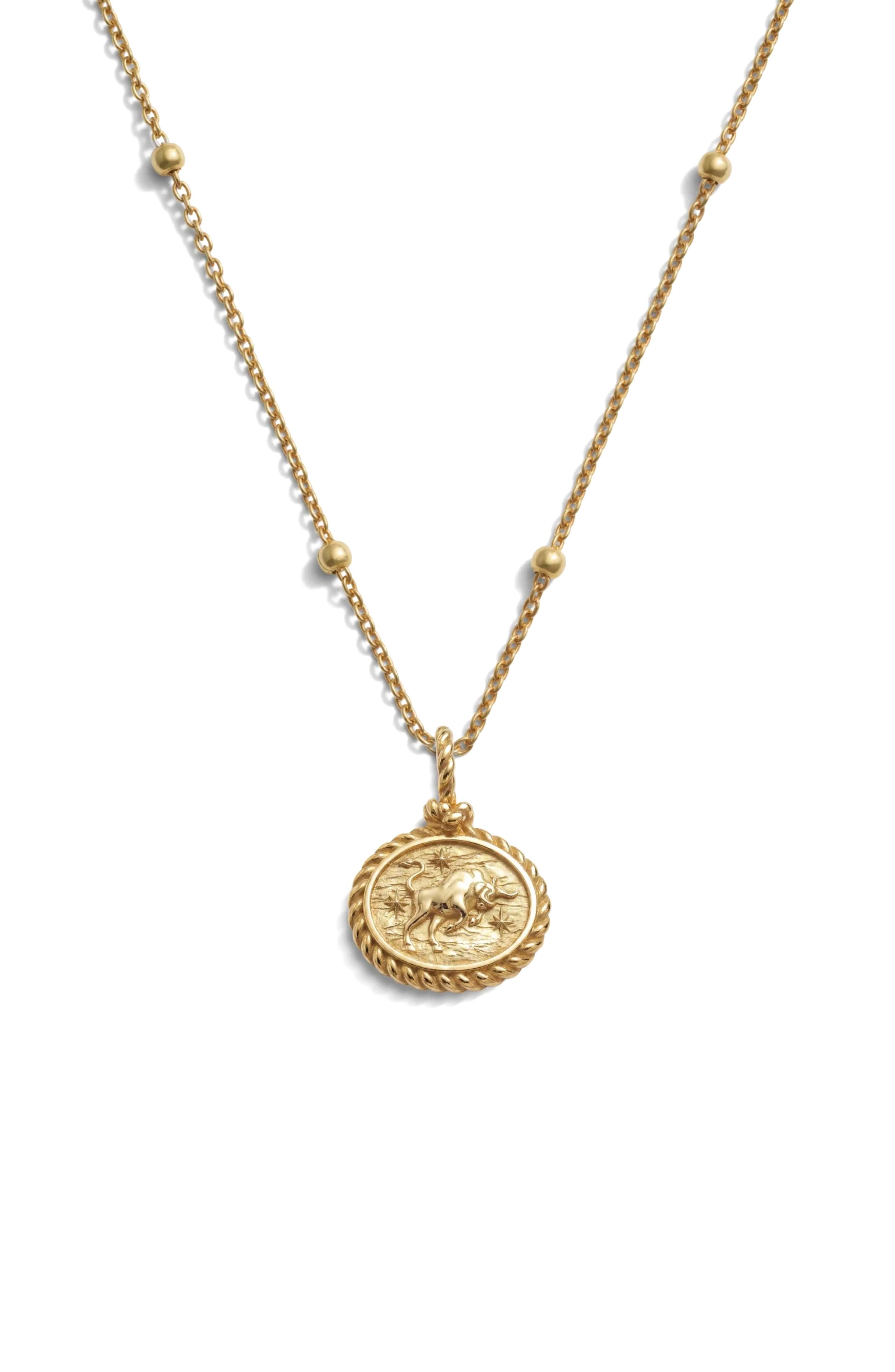 selected TAURUS/ 14K GOLD VERMEIL