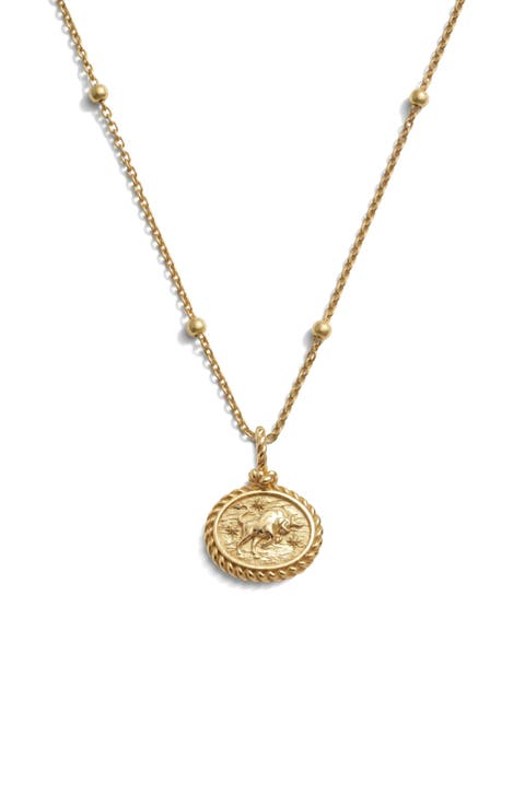 Zodiac Pendant Necklace