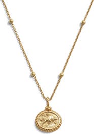 Awe Inspired Zodiac Pendant Necklace