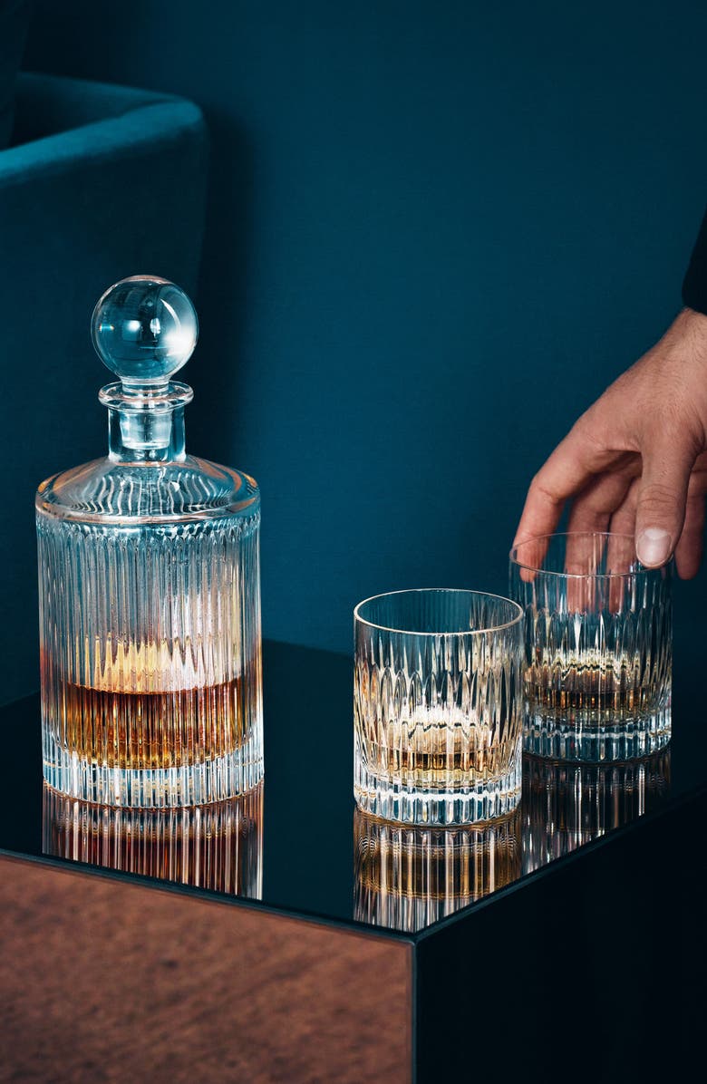 Waterford Aras Short Stories Round Lead Crystal Decanter, Alternate, color, 