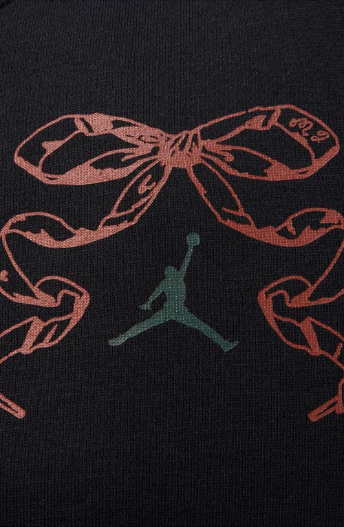 Jordan Brooklyn Fleece Graphic Sweatshirt In Black