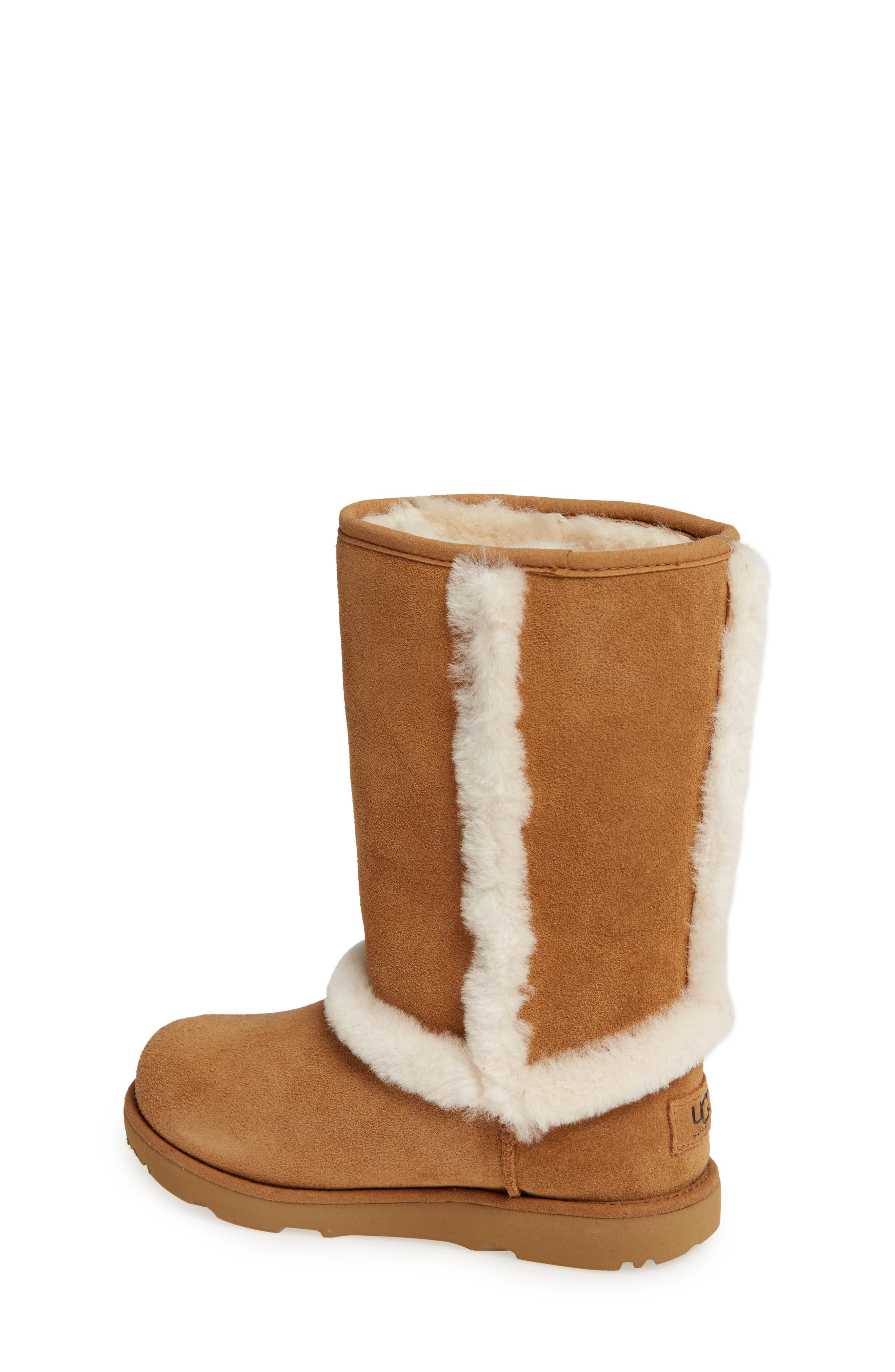 UGG<sup>®</sup> Hadley II Genuine Shearling Trim Waterproof Boot, Alternate, color, 