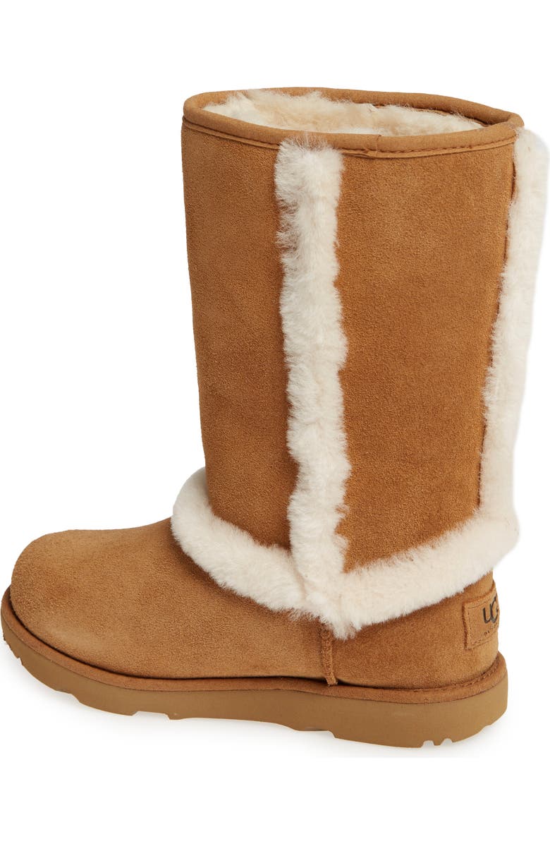 UGG<sup>®</sup> Hadley II Genuine Shearling Trim Waterproof Boot, Alternate, color,