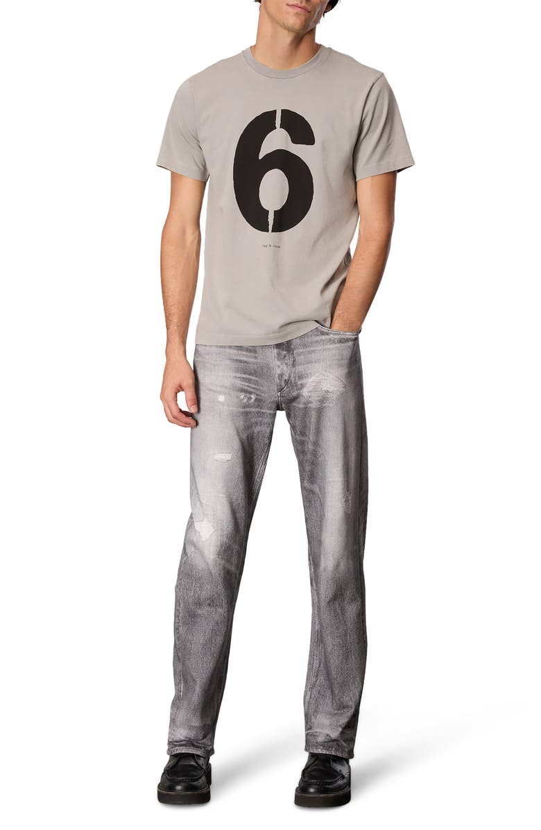 rag & bone Number Six Graphic T-Shirt, Alternate, color,