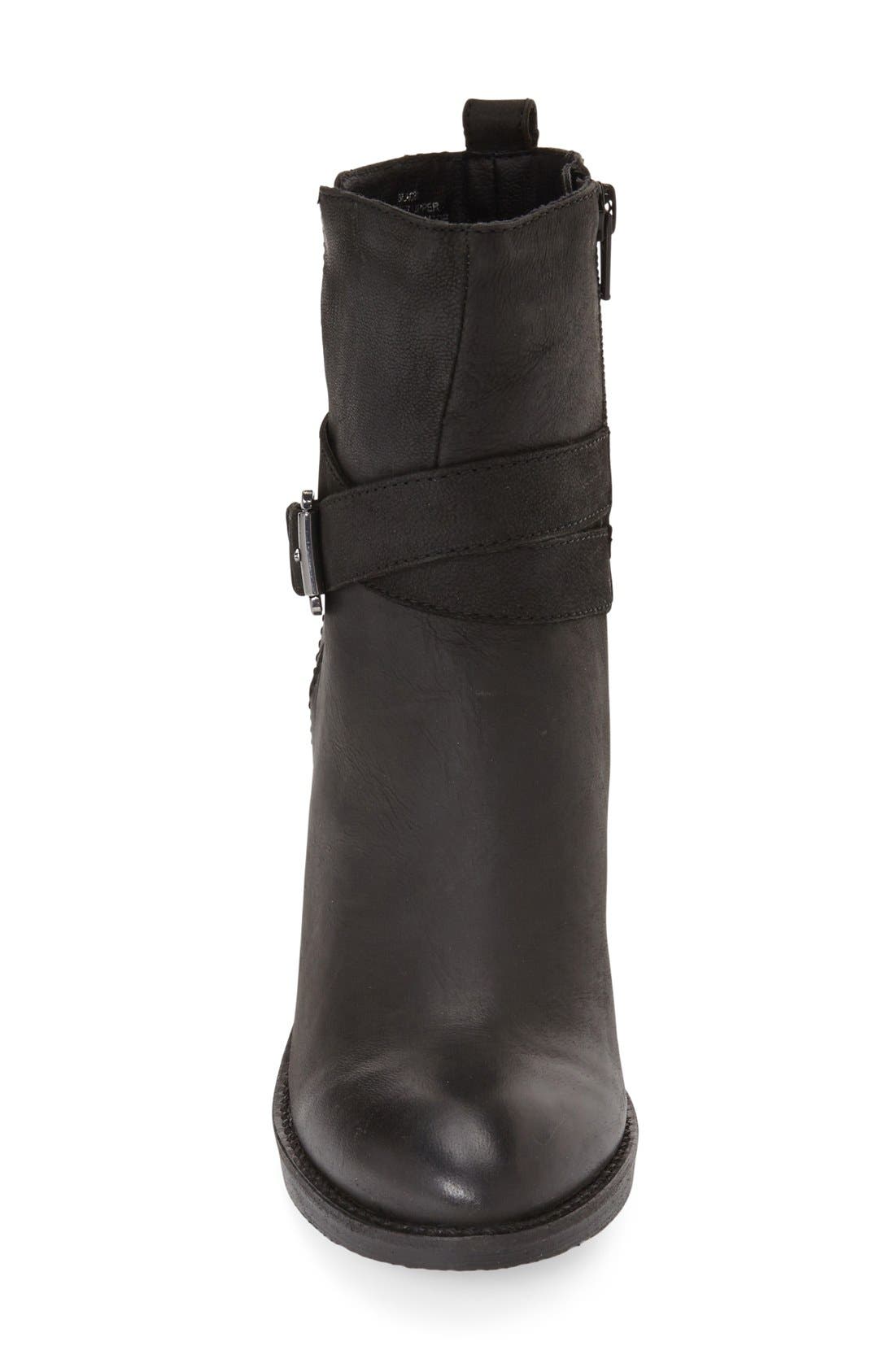 'Reesea' Boot, Alternate, color, BLACK LEATHER