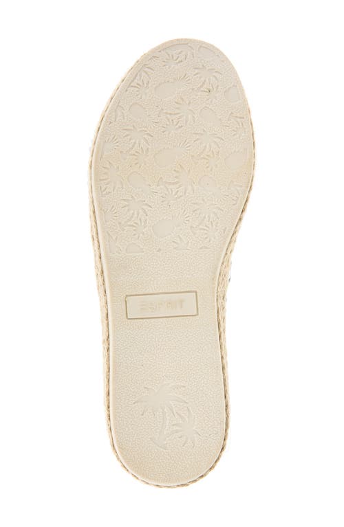 Esprit Naveen Espadrille Sneaker In Navy Stripe