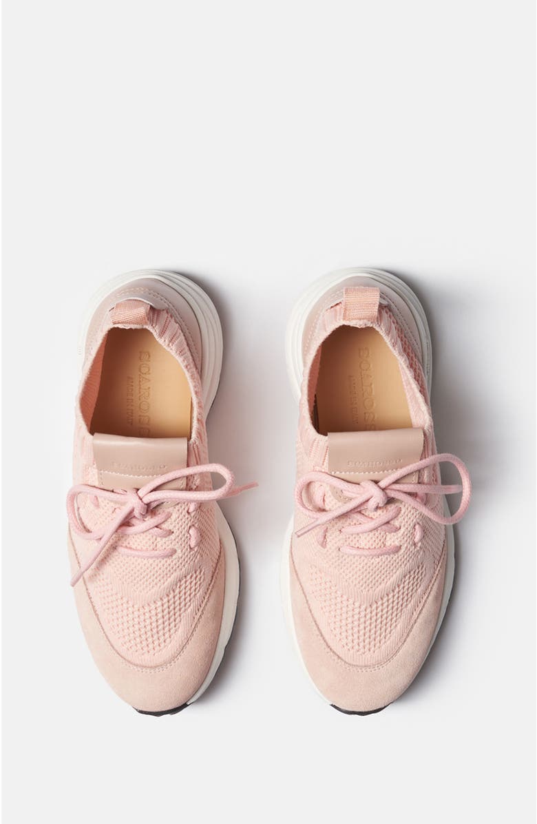 SCAROSSO Robin Girl Sneakers, Alternate, color, Pink - Knit