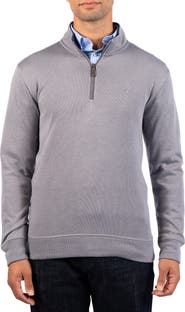 TailorByrd French Rib Quarter Zip Sweater