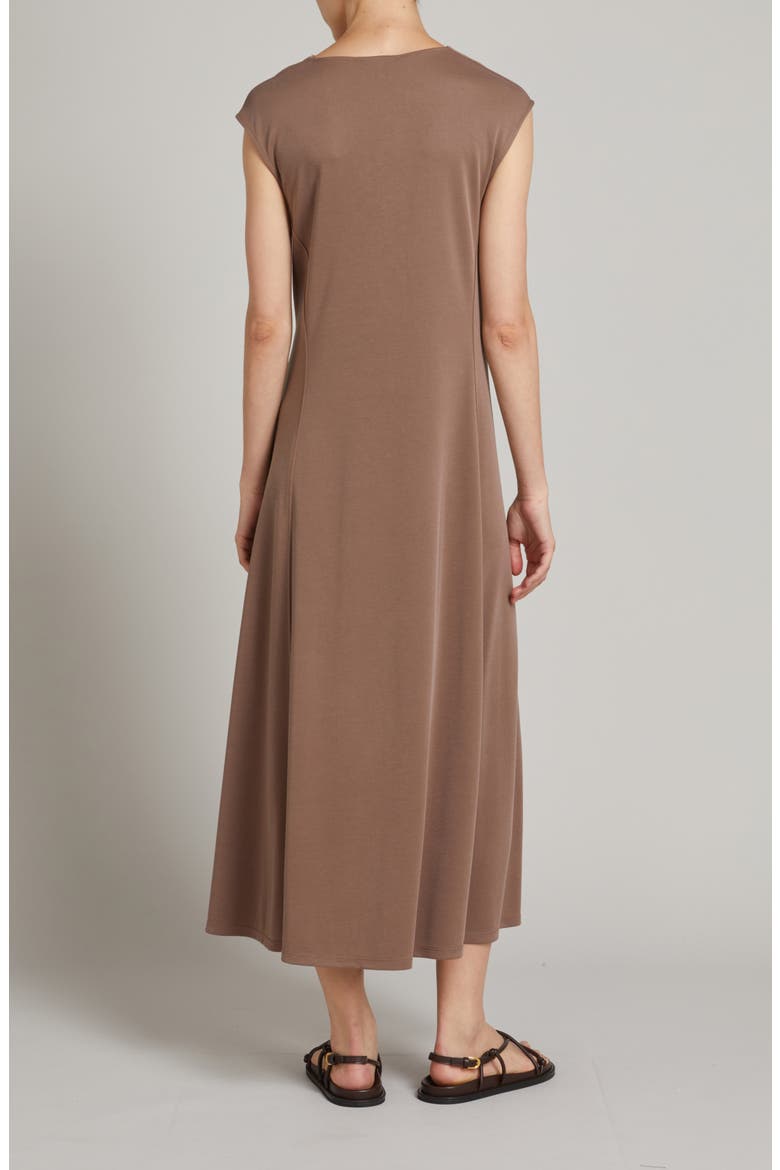 Vetusta Cowl Neck Sleeveless Dress, Alternate, color, HAZELNUT BROWN