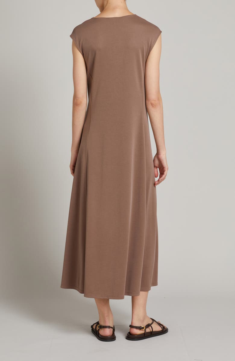 MM by Max Mara Vetusta Cowl Neck Sleeveless Dress, Alternate, color, Hazelnut Brown