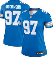 Nike Women's Nike Aidan Hutchinson Blue Detroit Lions Legend Jersey