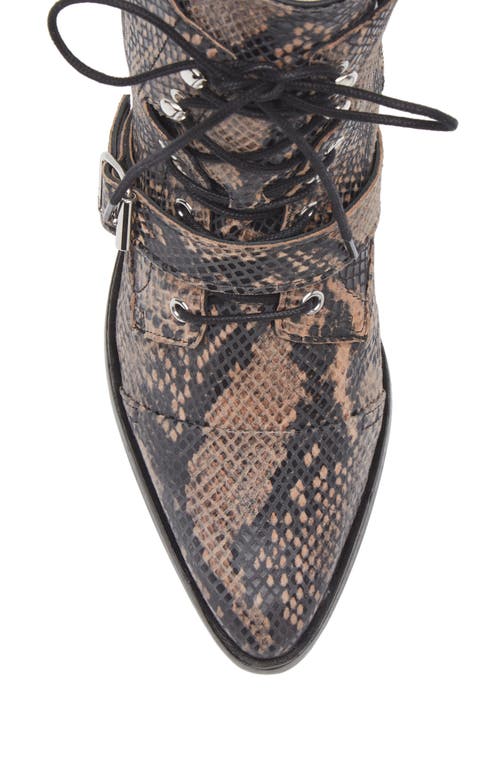 Allsaints Katy Pointed Toe Boot In Brown