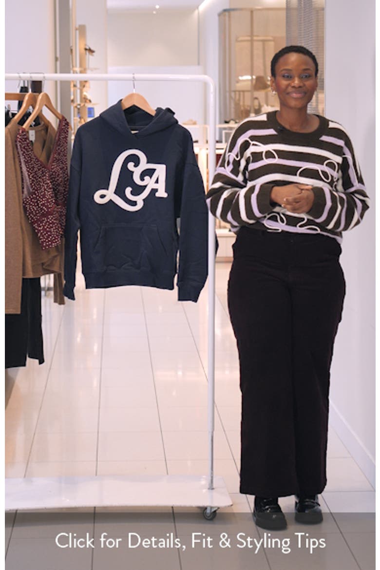 LA Oversize Cotton Blend Hoodie video