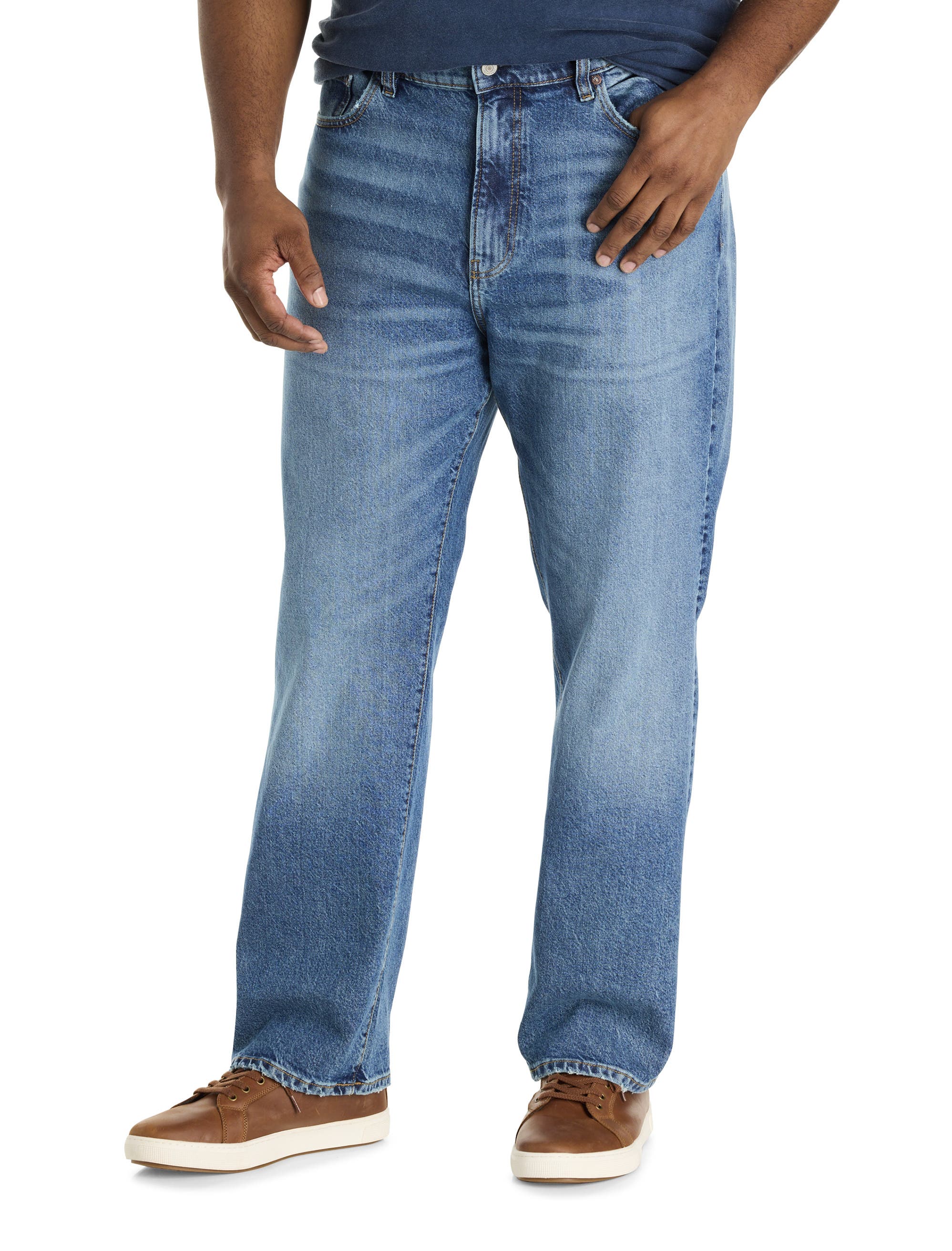 Lucky Brand Jeans Big & Tall  Langham Relaxed-Fit Straight-Leg Stretch Jeans 