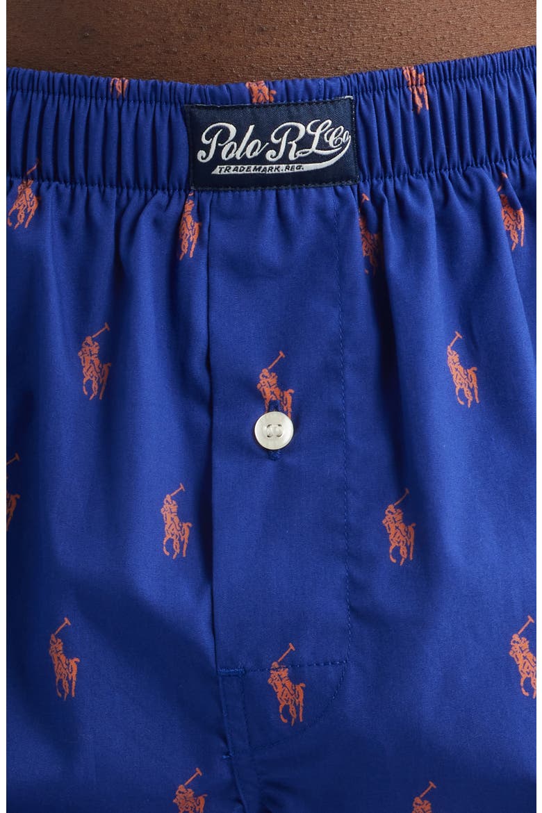 Woven Cotton Boxers, Alternate, color, BOSTON ROYAL SPRING MELON