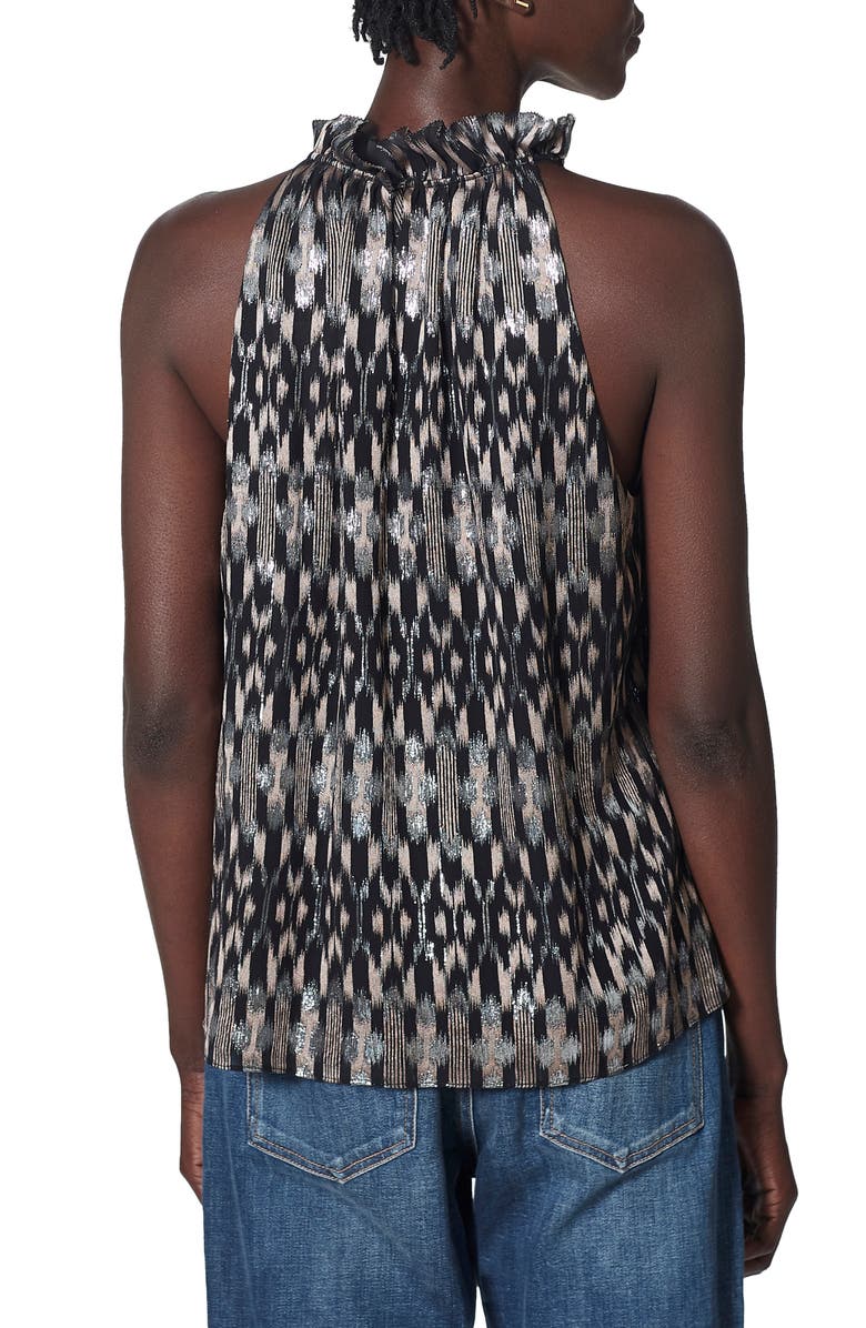 Joie Tieve Metallic Silk Blend Top, Alternate, color,