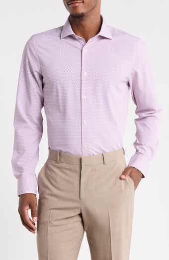 Trim Fit Geo Circle Dress Shirt