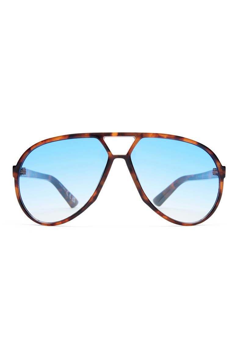 Skyveil Aviator Sunglasses, Main, color, AMBER TORT