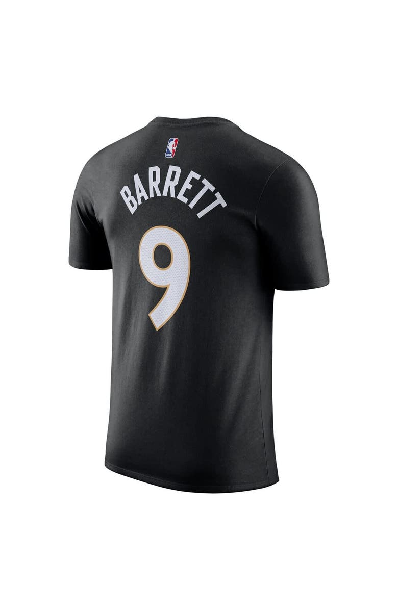 Nike Men's Nike RJ Barrett Black Toronto Raptors 2024/25 City Edition Name & Number T-Shirt, Alternate, color, 
