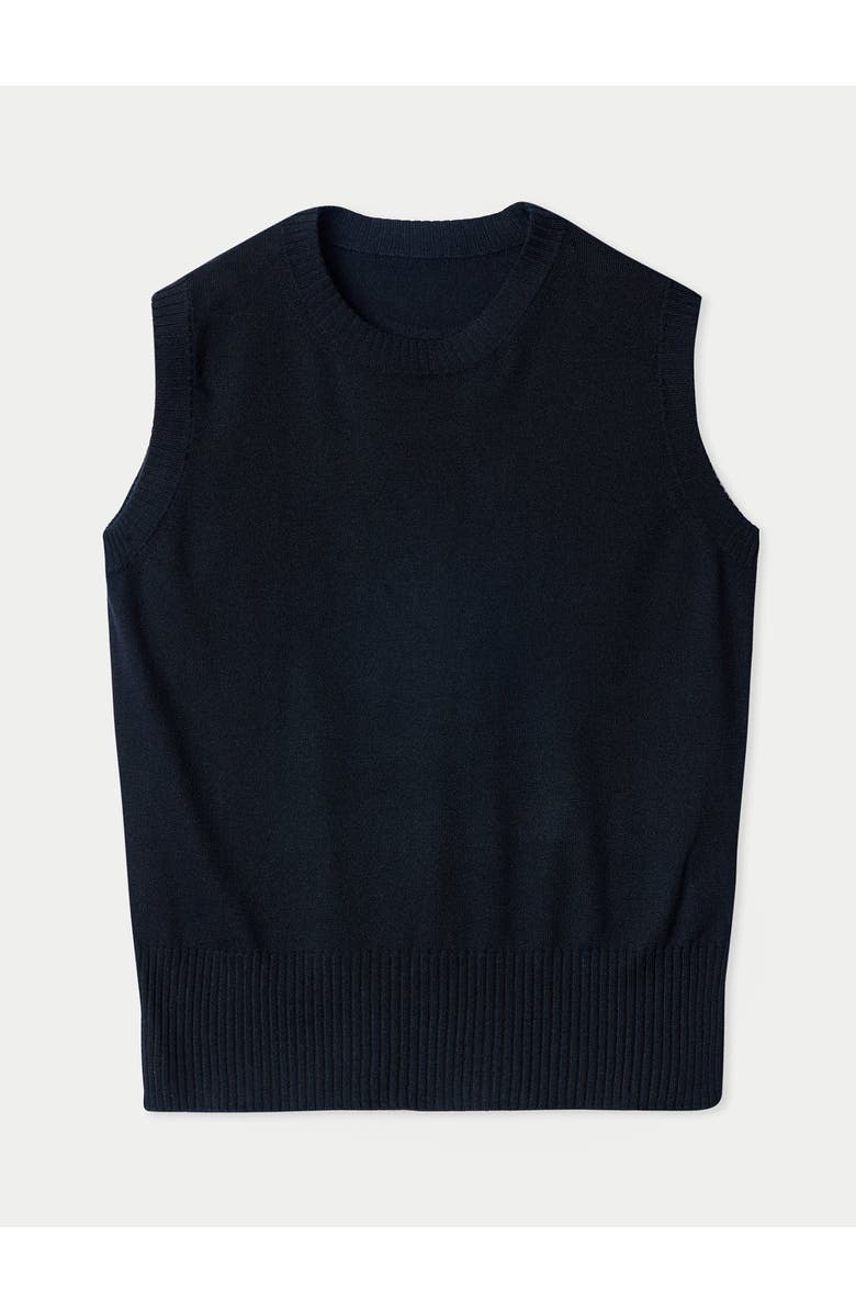 GOBI Mongolian Cashmere Cashmere Silk Sleeveless Top, Main, color, Black