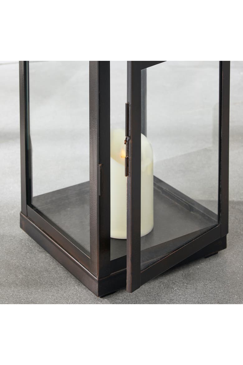 Colby Outdoor Lantern Large, Alternate, color, Brown