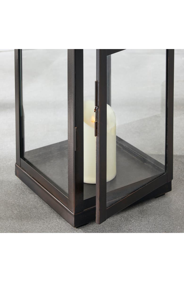 Napa Home & Garden Colby Outdoor Lantern Large, Alternate, color, Brown