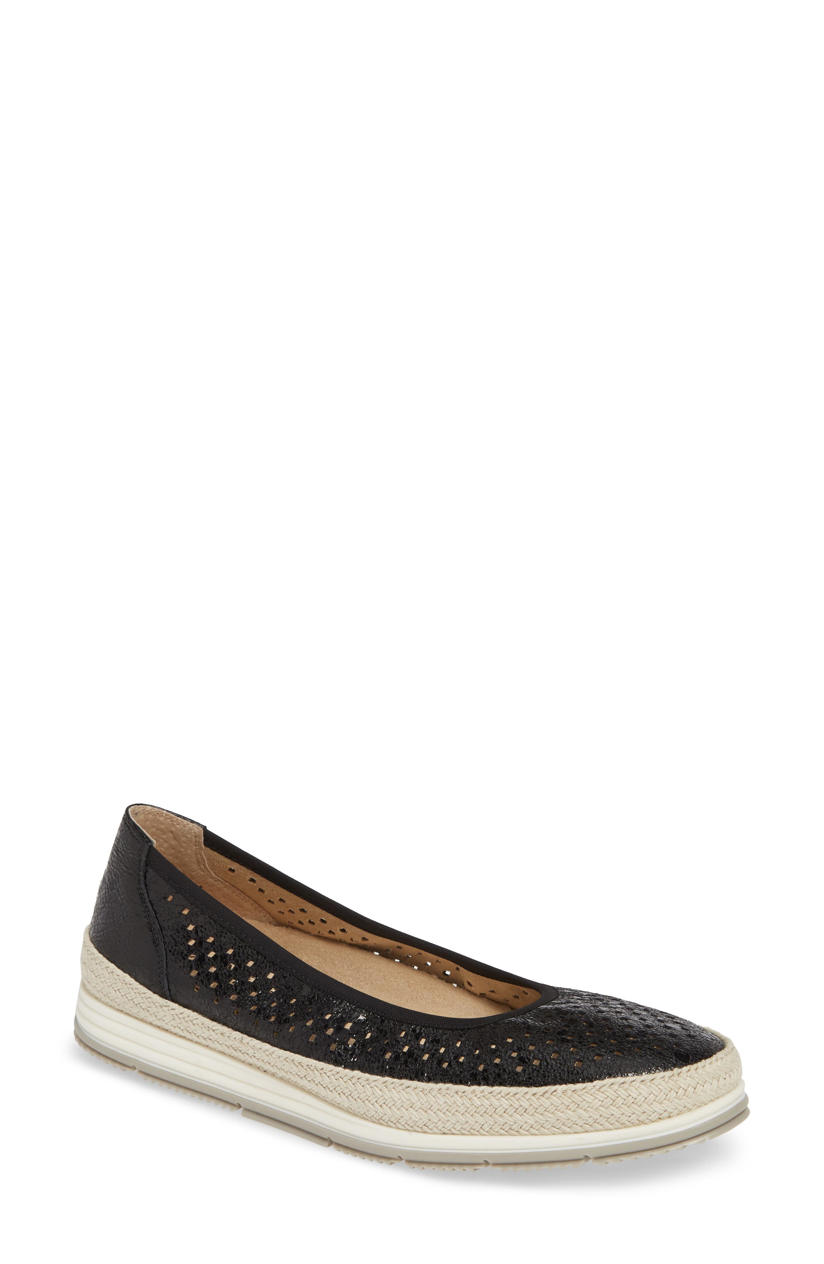 VANELi Quartz Perforated Espadrille Flat, Main, color, 