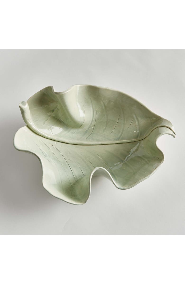 Napa Home & Garden Moricento Leaf Sculpture, Alternate, color, Green