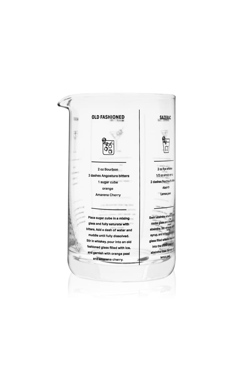 true Recipe Mixing Glass, Alternate, color, Clear