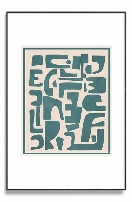 Deny Designs Contemporary Framed Wall Art