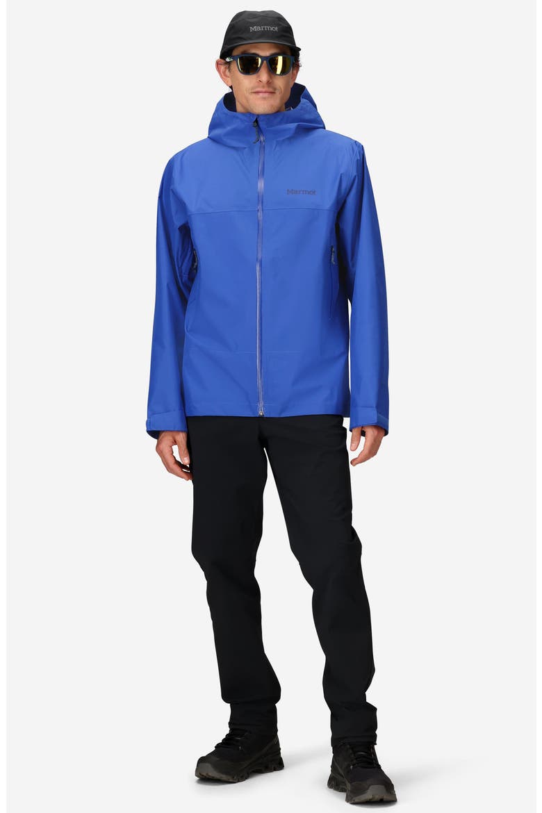 Minimalist Pertex® Waterproof Hooded Jacket, Alternate, color, OXIDE BLUE