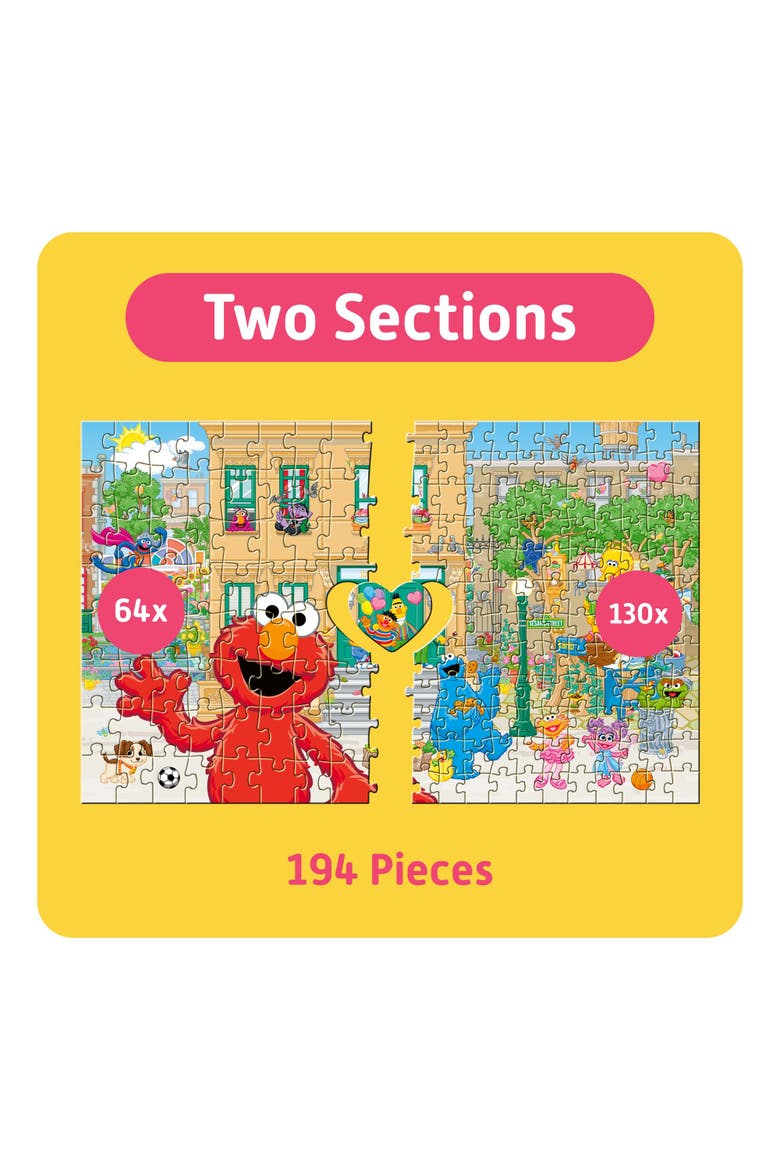 194 Piece Puzzle, Alternate, color, Multicolored