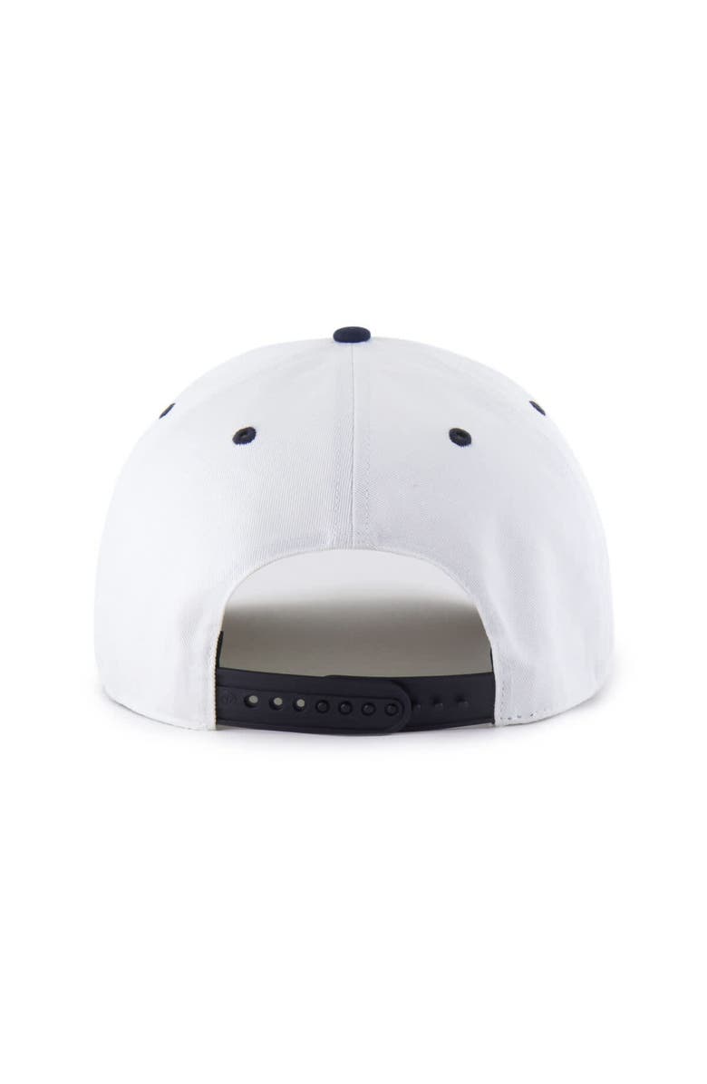 '47 Men's '47 White/College Navy Seattle Seahawks Roscoe Two-Toned Hitch Adjustable Hat, Alternate, color, White