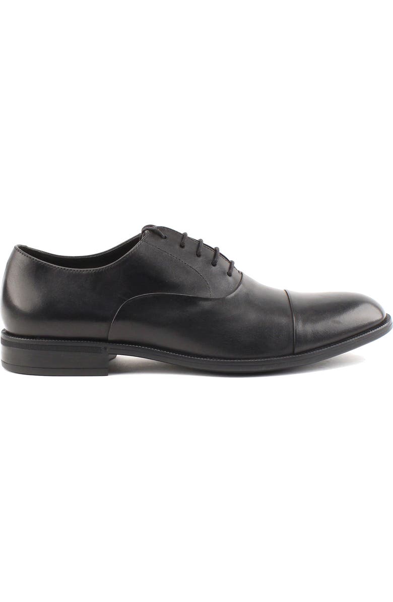 Gordon Rush Douglas Cap Toe Oxford, Alternate, color, Black Leather