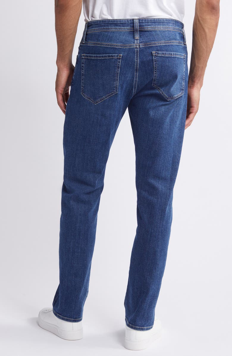 Nordstrom Straight Leg Jeans, Alternate, color, Med Wash Indigo