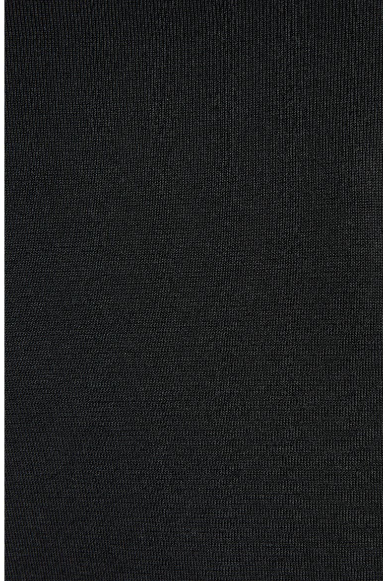 Fine Gauge Cashmere & Silk Turtleneck Sweater, Alternate, color, LB999 BLACK
