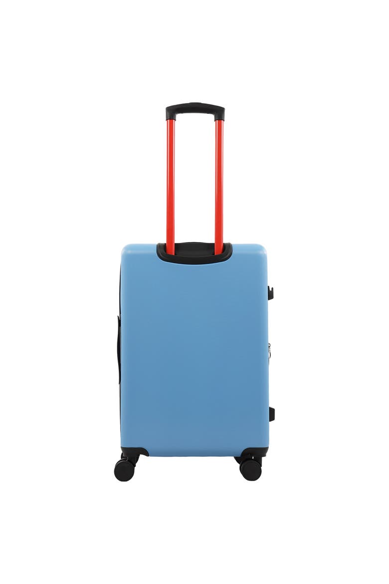 Molded U 26.5" Expandable Hardside Spinner Luggage, Alternate, color, BLUE