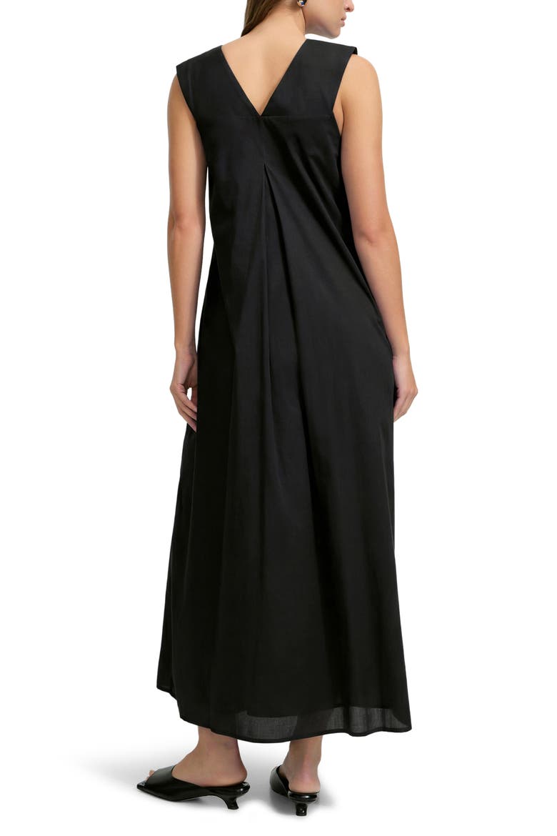Helena Sleeveless Maxi Dress, Alternate, color, BLACK