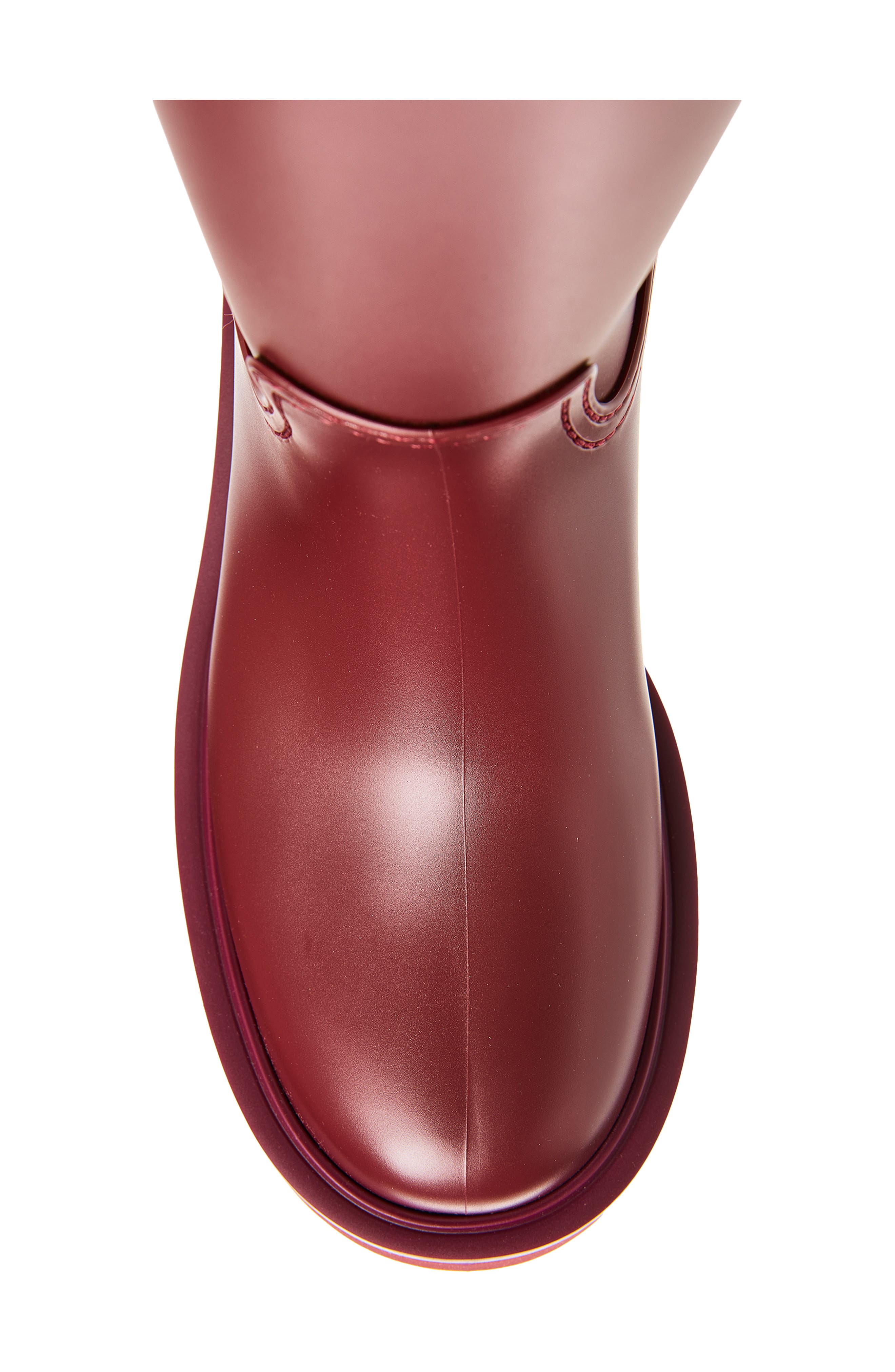 Kickstream Knee High Rain Boot, Alternate, color, BURNT RUSSET