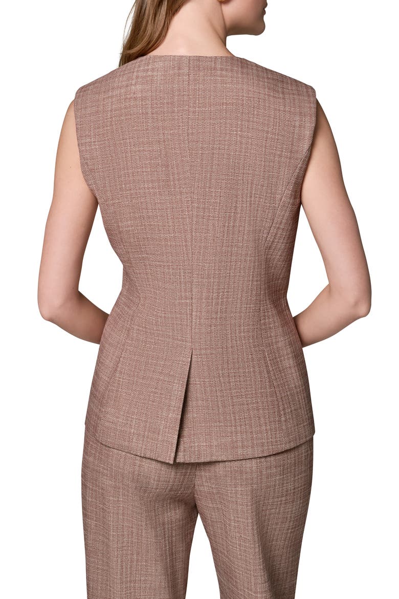 Plaid Vest, Alternate, color, SUNBAKED