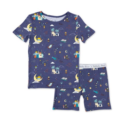 Ramadan Kids 2-Piece Short Sleeve & Shorts Pajama Set