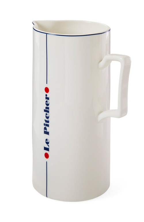 Jonathan Adler Le Pitcher In White/blue/red