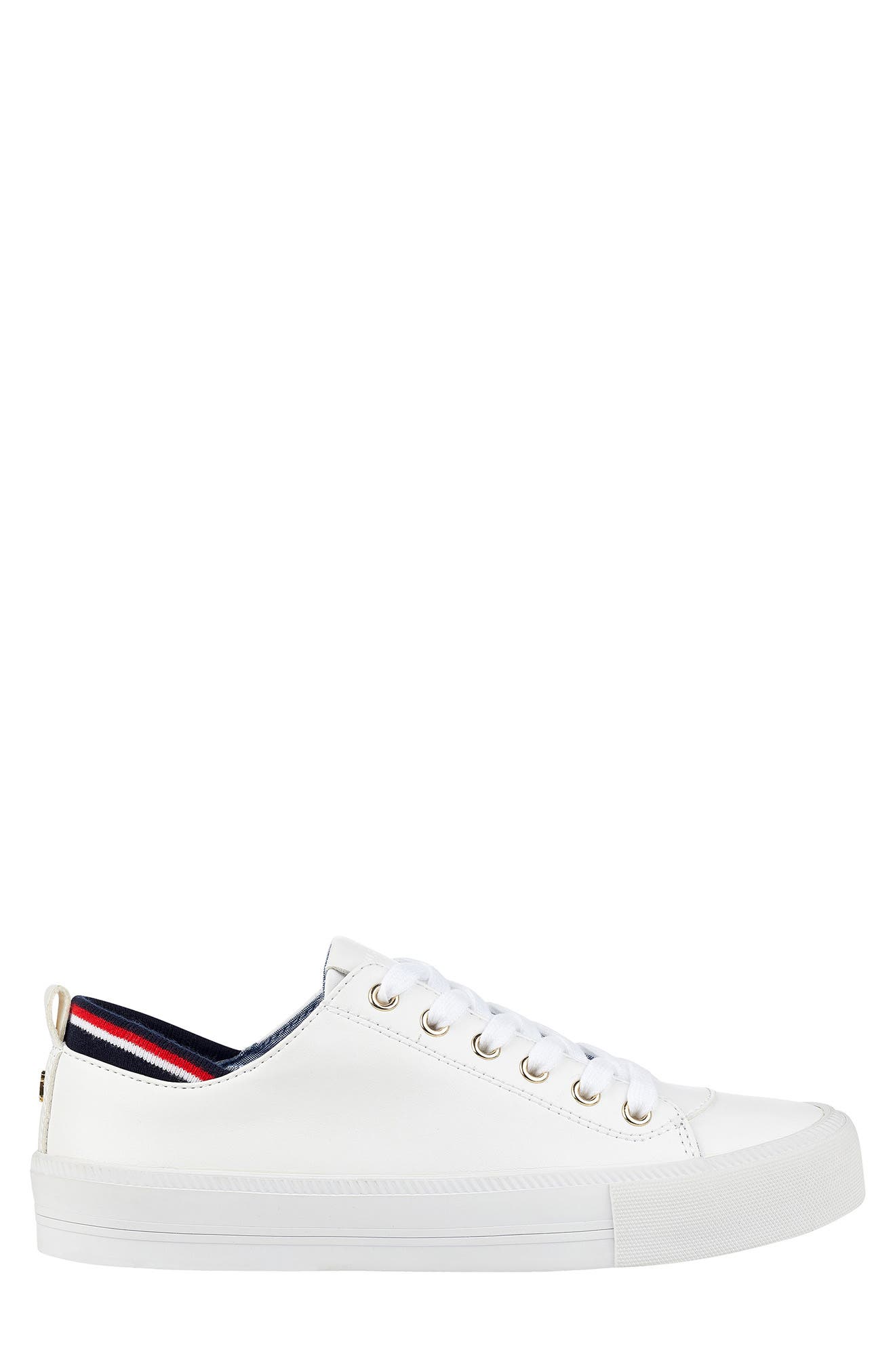 Tommy Hilfiger Lace Up Sneaker, Alternate, color, Whmll