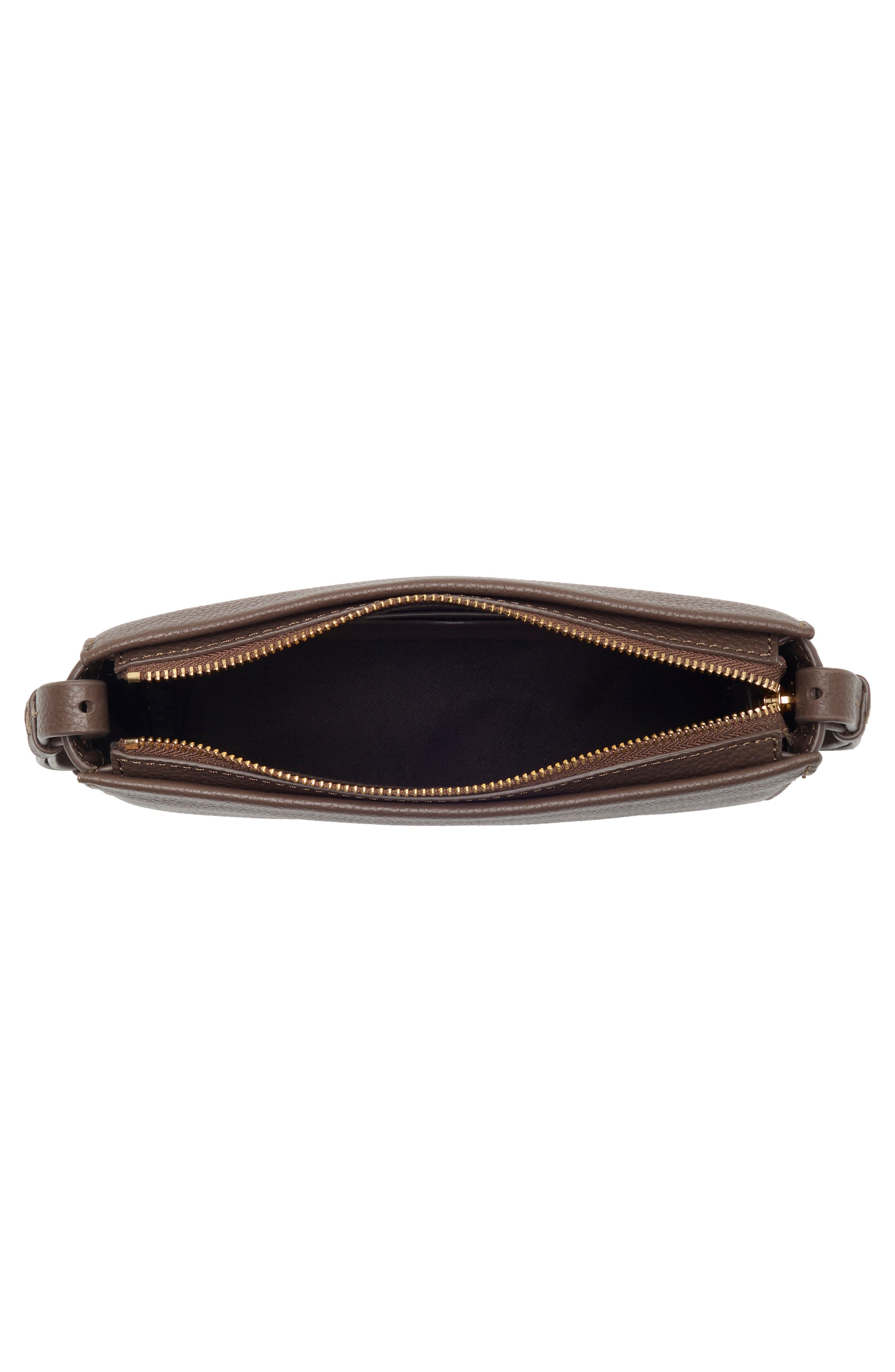 Smyrna Pebbled Leather Wallet on a Strap, Alternate, color, DATE