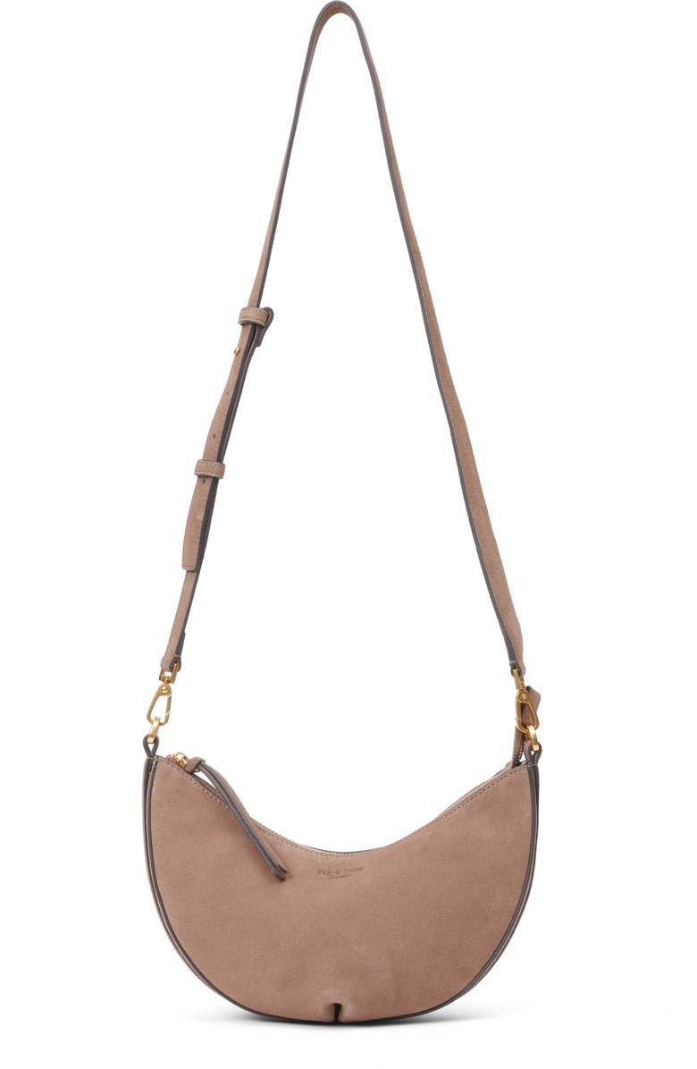 rag & bone Alix Leather Crossbody Bag, Main, color, Clay