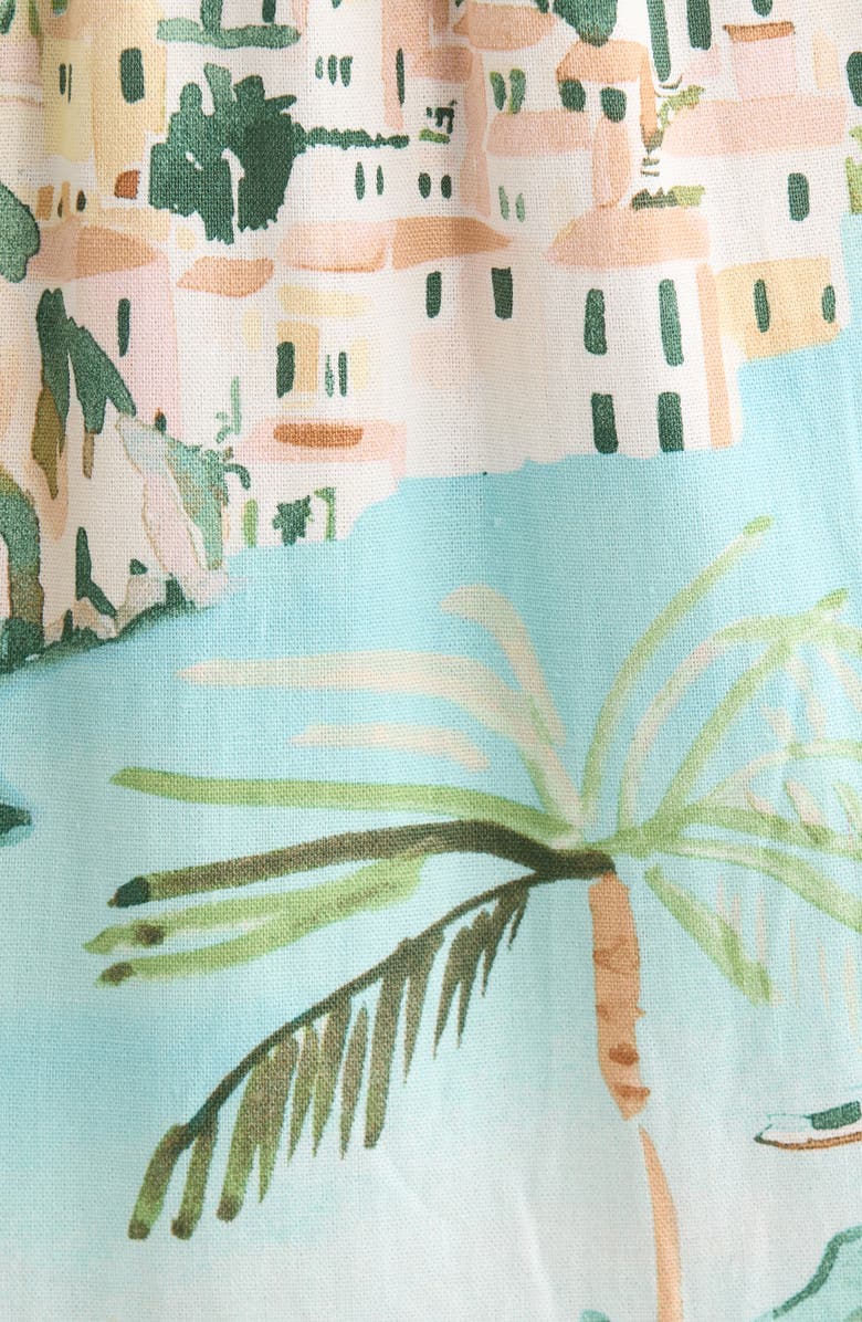 SUGARLIPS Piti Town Islay Smocked One-Shoulder Midi Dress, Alternate, color, 