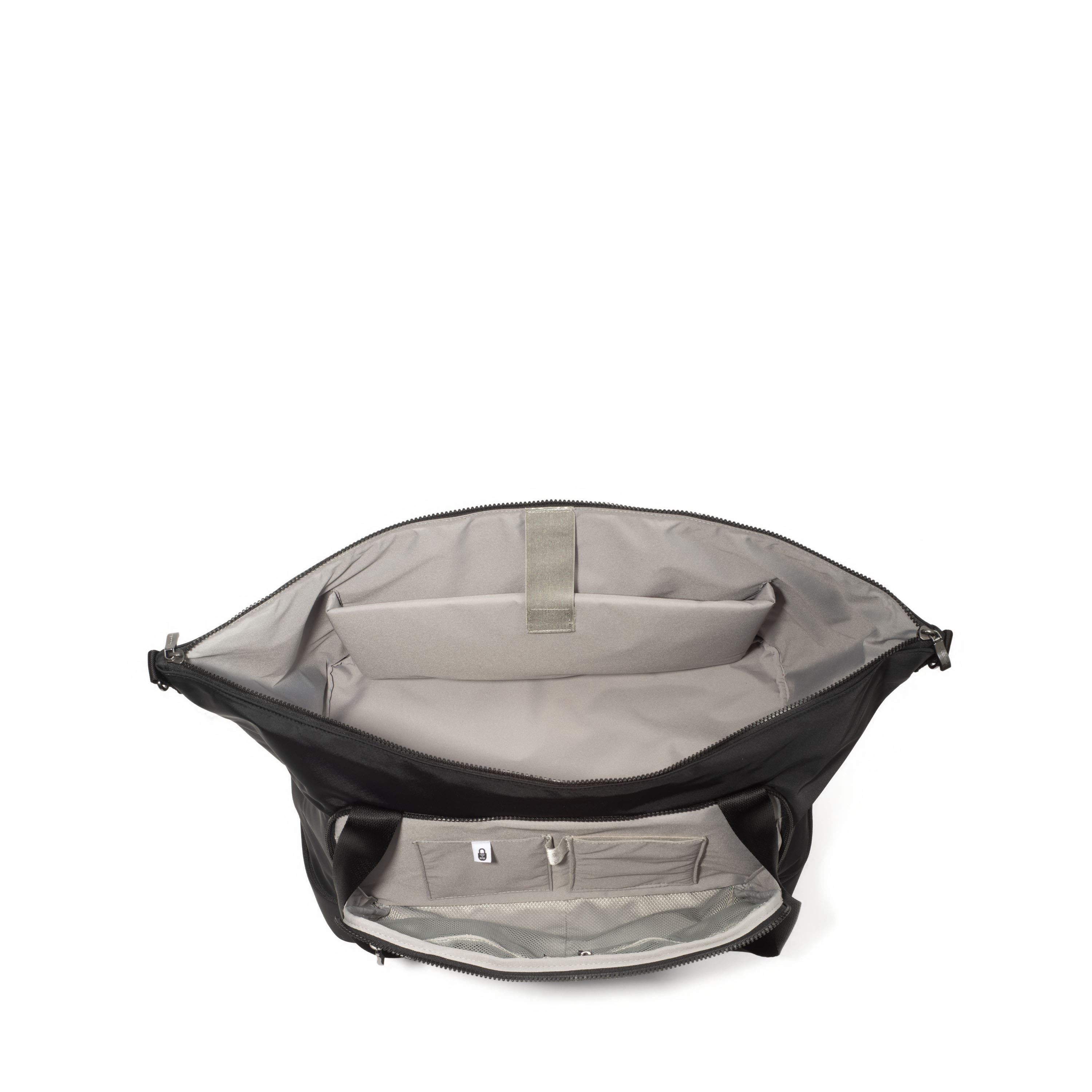 BAGGALLINI Park Ave Overnight Tote, Alternate, color, Black Twill