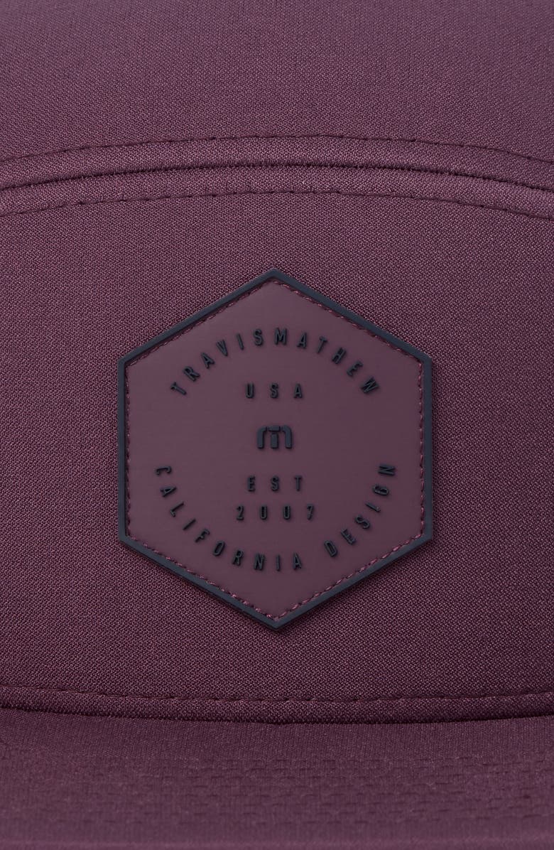 TravisMathew Triple Threat Snapback Baseball Cap, Alternate, color, Mauve Wine